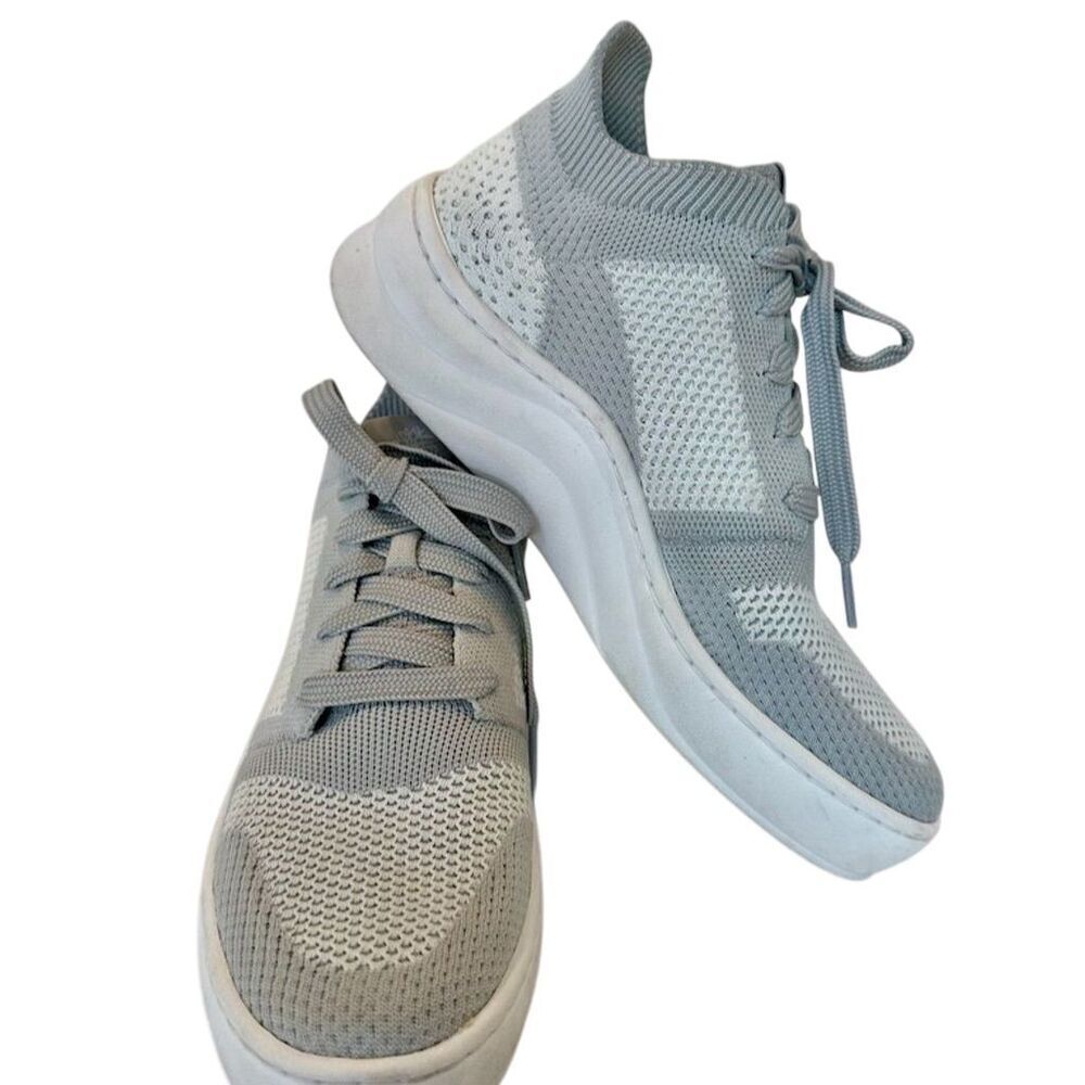 Timberland Women's Gray Knit Sneakers Size 7, Lightweight Active Lifestyle